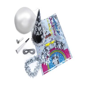 Bolsa de Cotillón Nº5 New Year  Oro/Plata