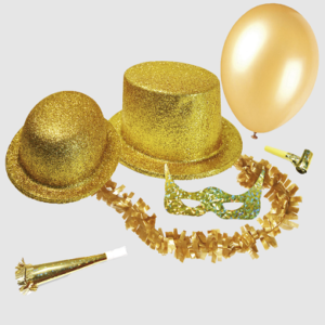 Bolsa de Cotillón Nº6 Deluxe Oro/Plata